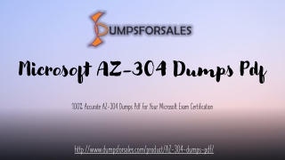 Azure AZ-304 Dumps Pdf - Latest AZ-304 Exam Dumps