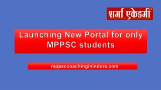 Best MPPSC Coaching in Indore