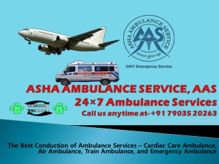 Join Well-Prescribed ICU & Cardiac Ambulance in Patna | ASHA