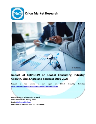 Impact of COVID-19 on Global Consulting Industry Research and Forecast 2019-2025