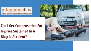 Can I Get Compensation For Injuries Sustained In A Bicycle Accident?