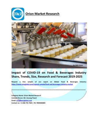 Impact of COVID-19 on Food & Beverages Industry Research and Forecast 2019-2025