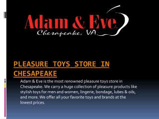 Adult Toys Store in Chesapeake