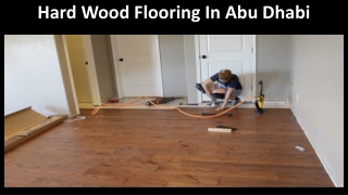 Hard Wood Flooring In Abu Dhabi