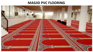 MASJID PVC FLOORING