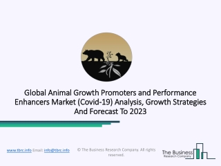 Animal Growth Promoters And Performance Enhancers Market 2020 Demand, Insights And Forecast 2023