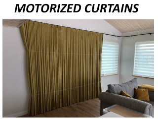 Motorized Curtains Dubai