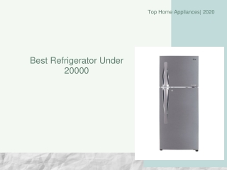 Best Refrigerator Under 20000