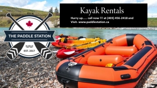 Paddle Station offer Kayak Rentals