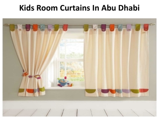 Kids Room Curtains In Abu Dhabi