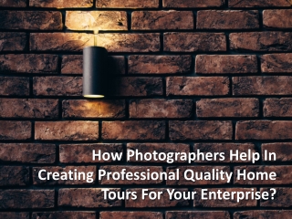 How photographers make your business fruitful through visual effects?