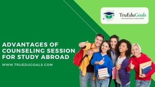 Advantages of a counseling session for study abroad: