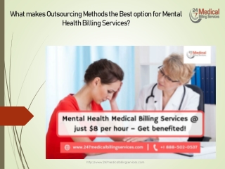 What makes Outsourcing Methods the Best option for Mental Health Billing Services?