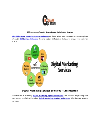 SEO Services: Affordable Search Engine Optimization Services