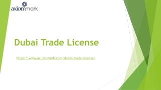 Dubai Trade License