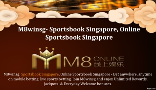 Sportsbook Singapore, Online Sportsbook Singapore - M8winsg.com