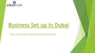 Business Set up in Dubai