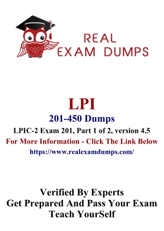 100% Free LPI 201-450 Exam Sample Questions | Verified By Experts