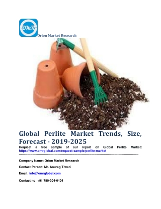 Global Perlite Market Trends, Size, Forecast - 2019-2025