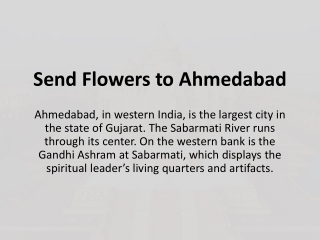Send flowers to ahmedabad