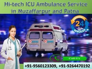 Gain Phenomenal ICU Setup by Medivic Ambulance Service in Muzaffarpur