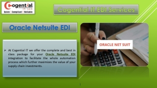 Oracle Netsuite EDI