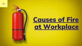 Causes of fire at workplace