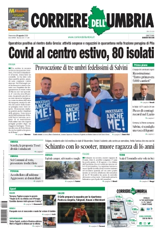 Rassegna stampa 2 agosto 2020, domenica, giornali in pdf