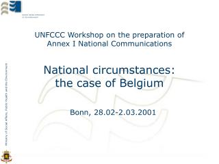 UNFCCC Workshop on the preparation of Annex I National Communications