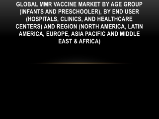 MMR Vaccine Market – Global Industry Analysis, Size, Share, Growth, Trends and Forecast | Growth Market Reports