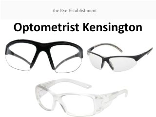 Optometrist Kensington