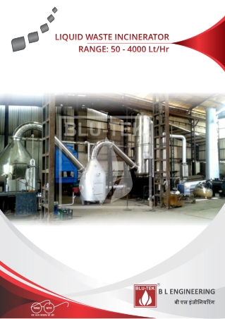 Liquid Waste Incinerator Manufacturers In India | BL Engineering