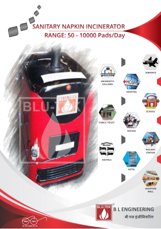 Sanitary Napkin Incinerator Machine | BL Engineering