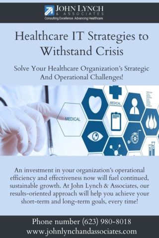 Healthcare IT Strategies to Withstand Crisis