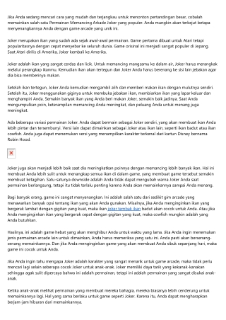 Everything You've Ever Wanted to Know About joker tembak ikan