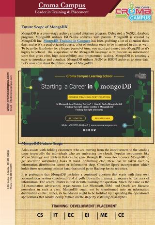 MongoDB Training in Gurgaon