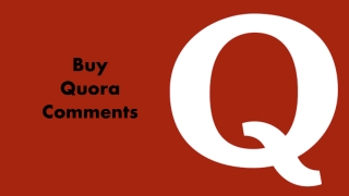 Become a Biggest Businessman With Online Quora Comments