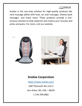 Back Massager | Snailax.com