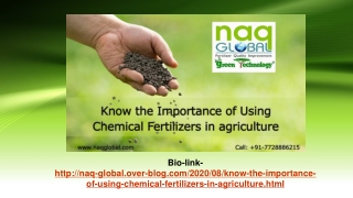 Importance of Chemical Fertilizers in Agriculture