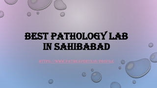 Best pathology lab in Sahibabad