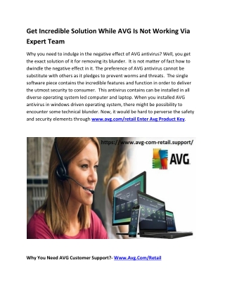 Get Incredible Solution While AVG Is Not Working Via Expert Team