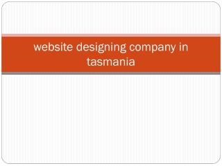 Website Designing Company In Tasmania