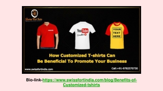 Benefits of Customized Tshirts