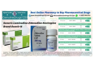 Lamivudine Nevirapine Zidovudine 150mg, 200mg, 300mg 400 mg Tablets - #GenuineDrugs123