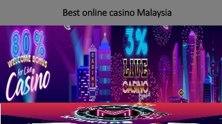 Best online casino malaysia