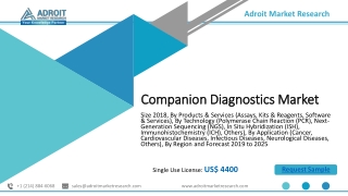 Worldwide Companion Diagnostics Market 2020-2025 Growth, Trends and Demands Research Report