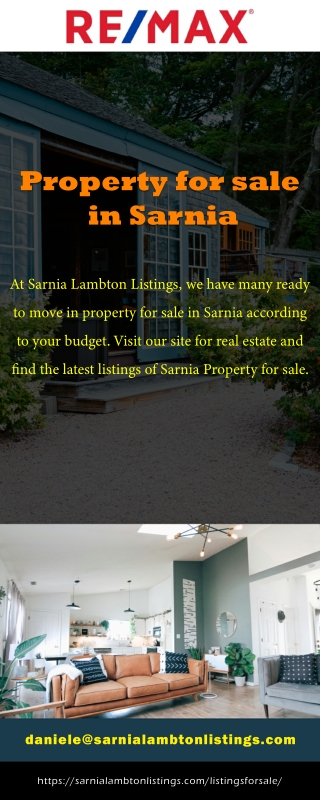 Best Property for sale in Sarnia | Sarnia Lambton Real Estate Listings