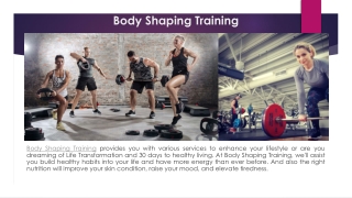 Benefits of gym workouts for women with body shaping training