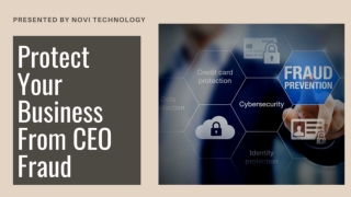 Protect your Business from CEO Fraud