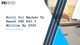 Krill Oil Market Outlook To 2027